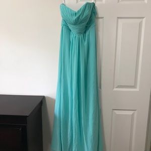 David’s bridal spa size 8 strapless dress